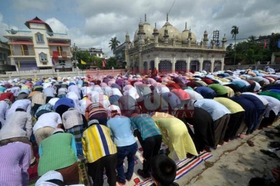 Muslims celebrate Eid-ul-Fitr with fervour across Tripura Muslims celebrate Eid-ul-Fitr with fervour across Tripura